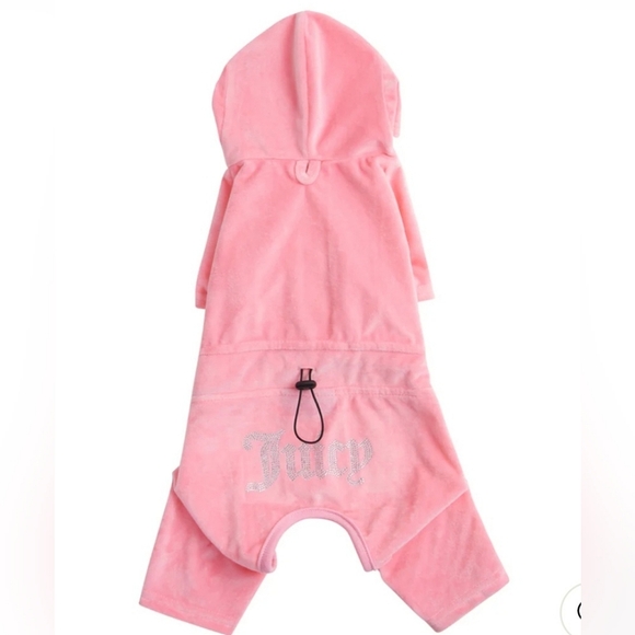 Juicy Couture Other - Adorable Juicy Couture Rhinestone Velour Tracksuit